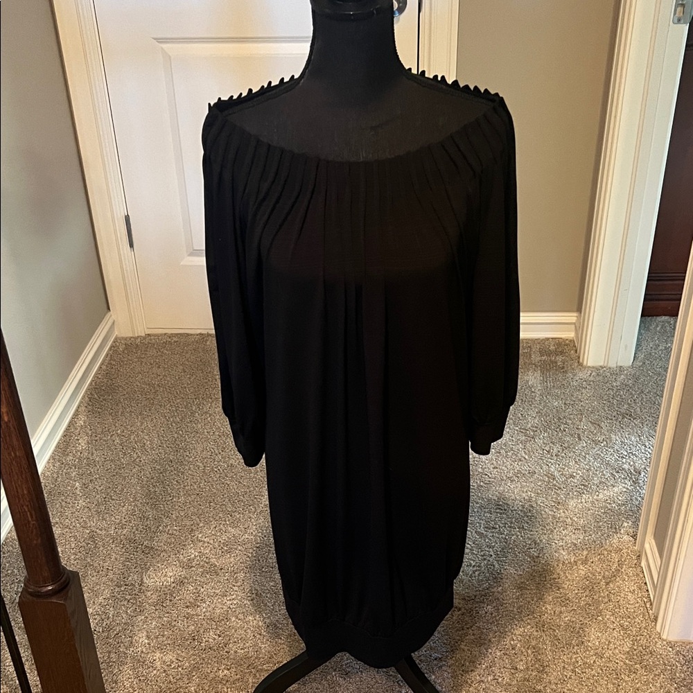 Enfocus Studio Black Off-Shoulder Mini Dress - Picture 1 of 9